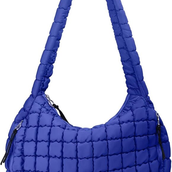 Puffer Tote Bag for Women Large Quilted Tote Bag Quilted Carryall Bag Soft Puffy